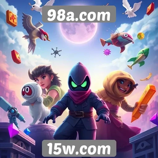Exploração do catálogo de jogos no 98a.com