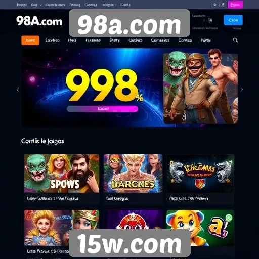 Características de usabilidade do site 98a.com